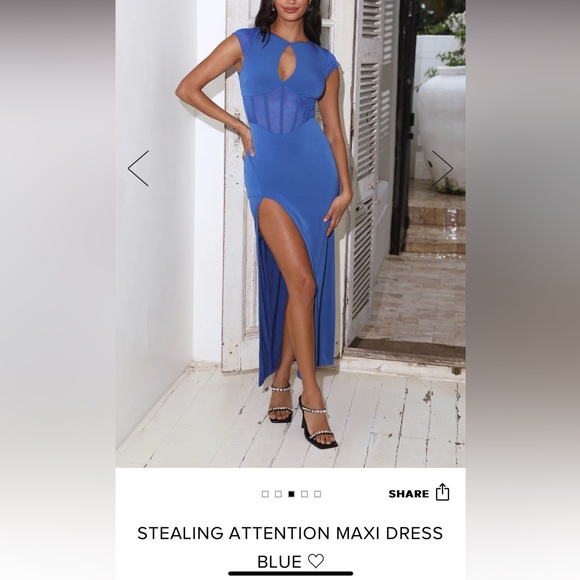 Stealing attention maxi dress - Picture 1 of 9
